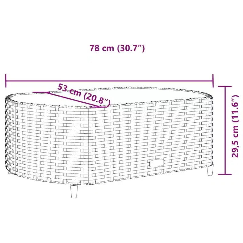 vidaXL Patio Sofa Set with Cushions Lounge Setting Outdoor Furniture Poly Rattan