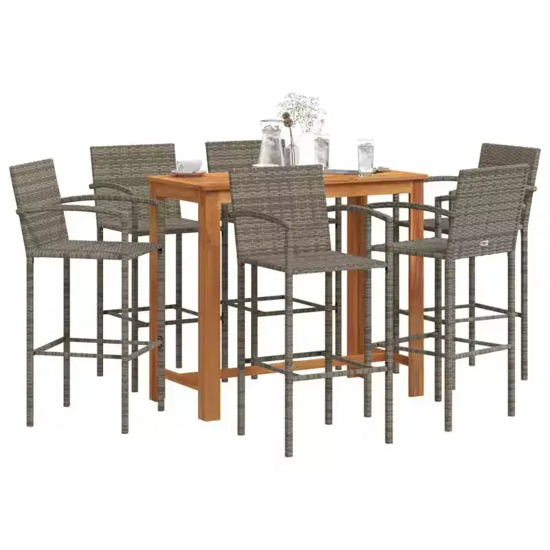 vidaXL Outdoor Bar Furniture Set