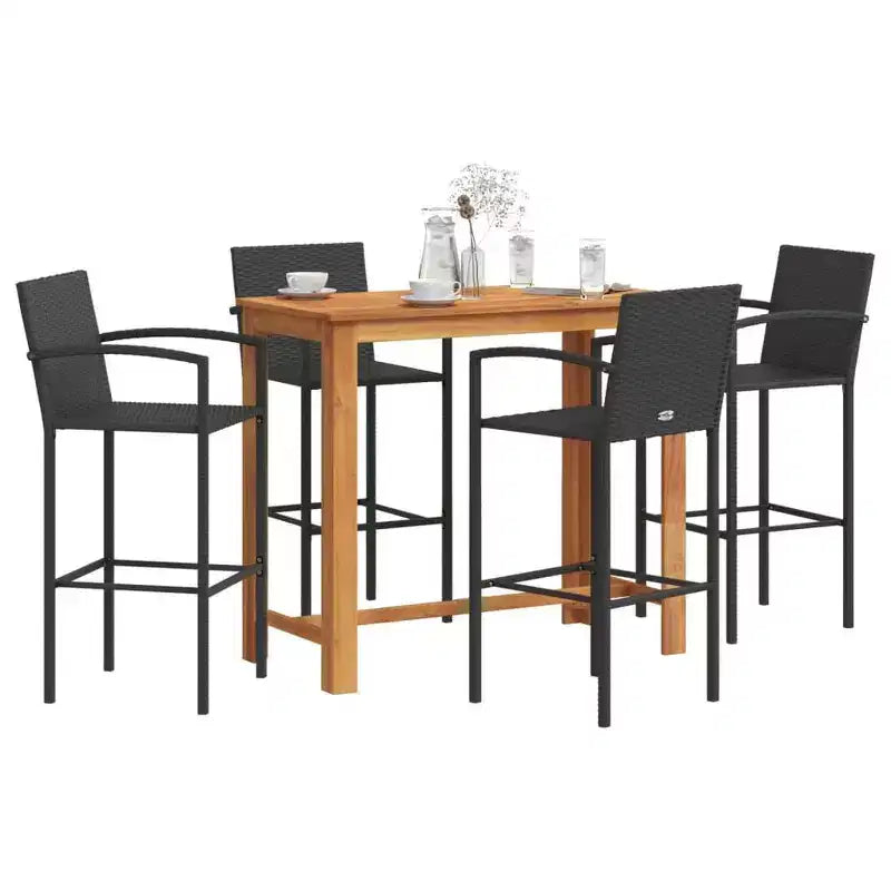 vidaXL Outdoor Bar Furniture Set