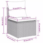 vidaXL Outdoor Furniture Set - Choose Your Color for the Patio