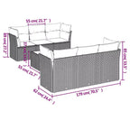 vidaXL Outdoor Furniture Set - Choose Your Color for the Patio