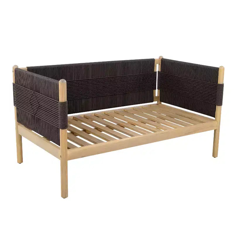 Christopher Knight Home Dahyun Modern 4 Piece Outdoor Acacia Wood Seating Set with Slatted Table