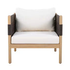 Christopher Knight Home Dahyun Modern 4 Piece Outdoor Acacia Wood Seating Set with Slatted Table