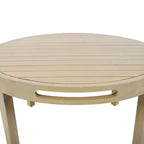Christopher Knight Home Tzuyu Farmhouse Outdoor Acacia Wood Loveseat and Coffee Table Set with Handwoven Rope