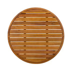 Christopher Knight Home Tzuyu Farmhouse Outdoor Acacia Wood Loveseat and Coffee Table Set with Handwoven Rope