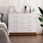 COZONY 36 Tall 8-Drawer Dresser Chest with Soft-Close Drawers, Modern Storage Organizer for Bedroom Closet Hallway
