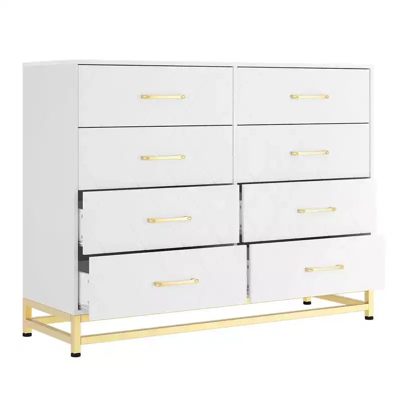 COZONY 36 Tall 8-Drawer Dresser Chest with Soft-Close Drawers, Modern Storage Organizer for Bedroom Closet Hallway