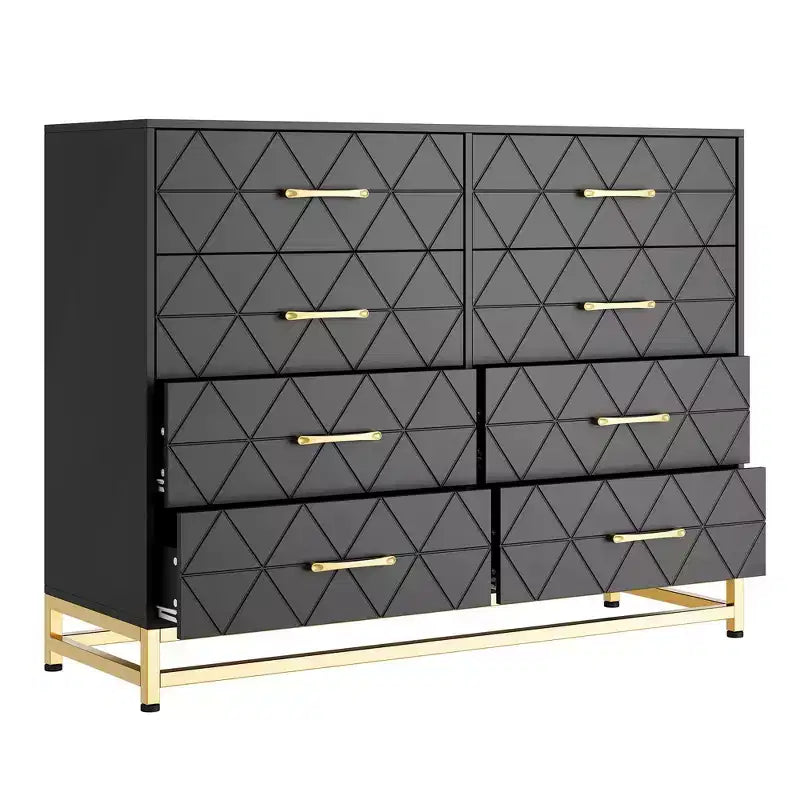 COZONY 36 Tall 8-Drawer Dresser Chest with Soft-Close Drawers, Modern Storage Organizer for Bedroom Closet Hallway