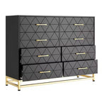 COZONY 36 Tall 8-Drawer Dresser Chest with Soft-Close Drawers, Modern Storage Organizer for Bedroom Closet Hallway