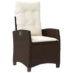vidaXL Outdoor Dining Set in Poly Rattan