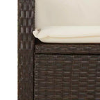 vidaXL Outdoor Dining Set in Poly Rattan