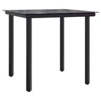 vidaXL Outdoor Dining Set in Poly Rattan