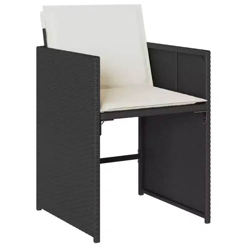 vidaXL Patio Dining Set Set of 14 PE rattan 14-seater Foldable