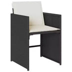 vidaXL Patio Dining Set Set of 14 PE rattan 14-seater Foldable