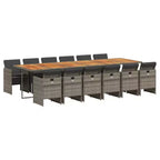 vidaXL Patio Dining Set Set of 10