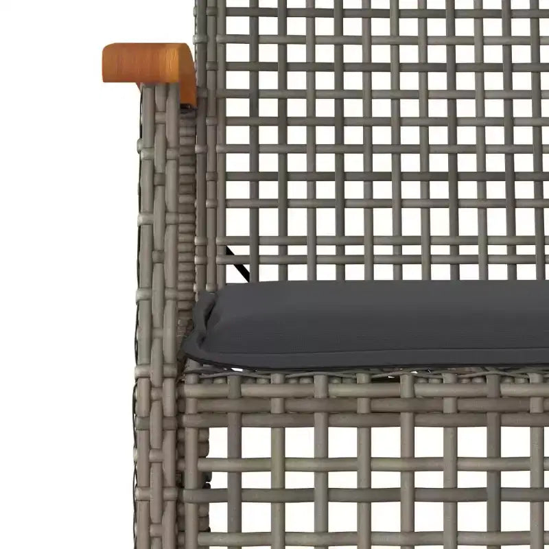 vidaXL Modern Garden Dining Set with Cushions