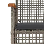 vidaXL Modern Garden Dining Set with Cushions