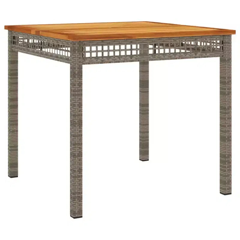 vidaXL Modern Garden Dining Set with Cushions
