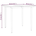 vidaXL Garden Dining Set with Cushions - Modern Design