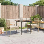 vidaXL Garden Dining Set with Cushions - Modern Design