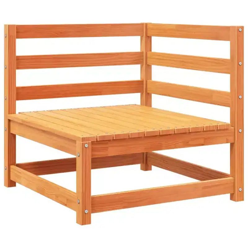 vidaXL Patio Sofa Set Outdoor Seating Modular Sofa Solid Wood Pine