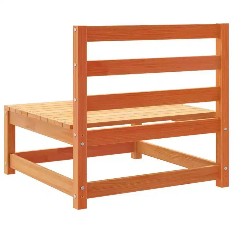 vidaXL Patio Sofa Set Outdoor Seating Modular Sofa Solid Wood Pine