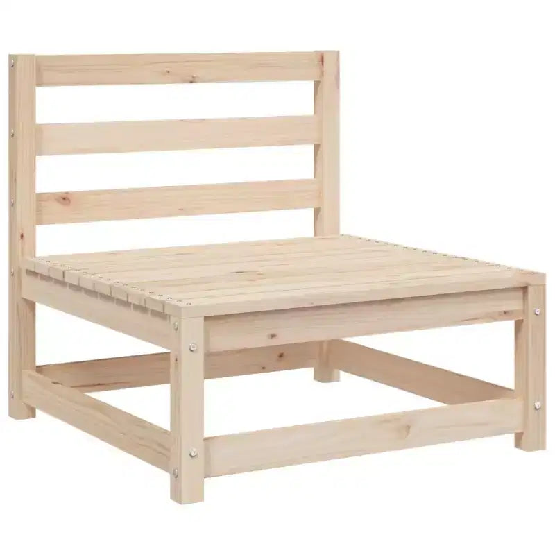 vidaXL Patio Sofa Set Outdoor Seating Modular Sofa Solid Wood Pine