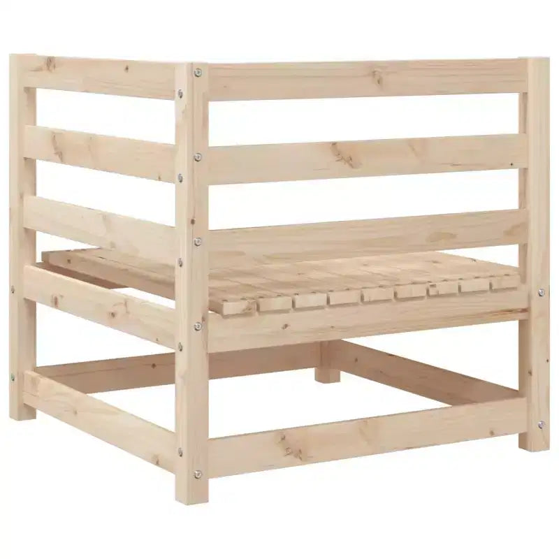 vidaXL Patio Sofa Set Outdoor Seating Modular Sofa Solid Wood Pine