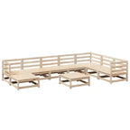 vidaXL Patio Sofa Set Outdoor Seating Modular Sofa Solid Wood Pine