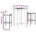 vidaXL Outdoor Garden Bar Set in Different Colors