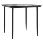 vidaXL Ensemble de salle à manger de jardin moderne avec coussins et verre trempé