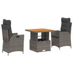 vidaXL Patio Dining Set with Cushions