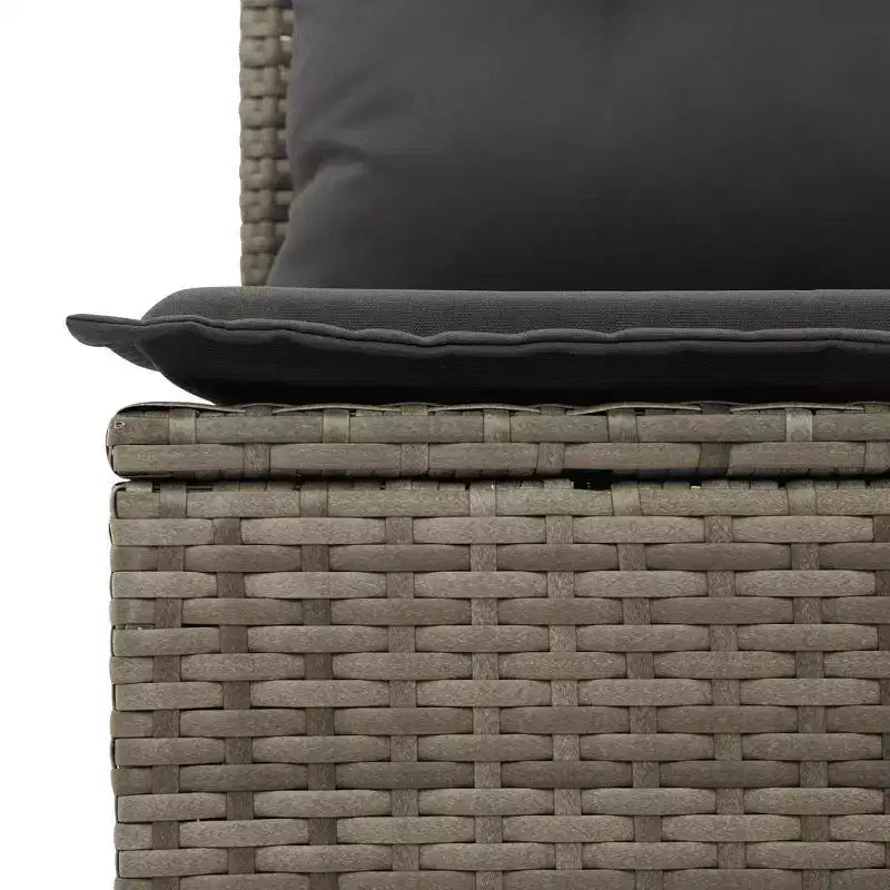 vidaXL Patio Sofa Set Adjustable Feet Garden Sofa Set Rectangular