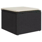 vidaXL Outdoor Sofa Set with Cushions - and Poly Rattan