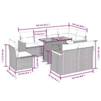 vidaXL Outdoor Sofa Set with Cushions in,, and Options