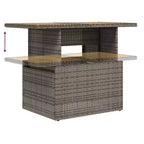 vidaXL Salon de jardin avec coussins en poly rotin multicolore