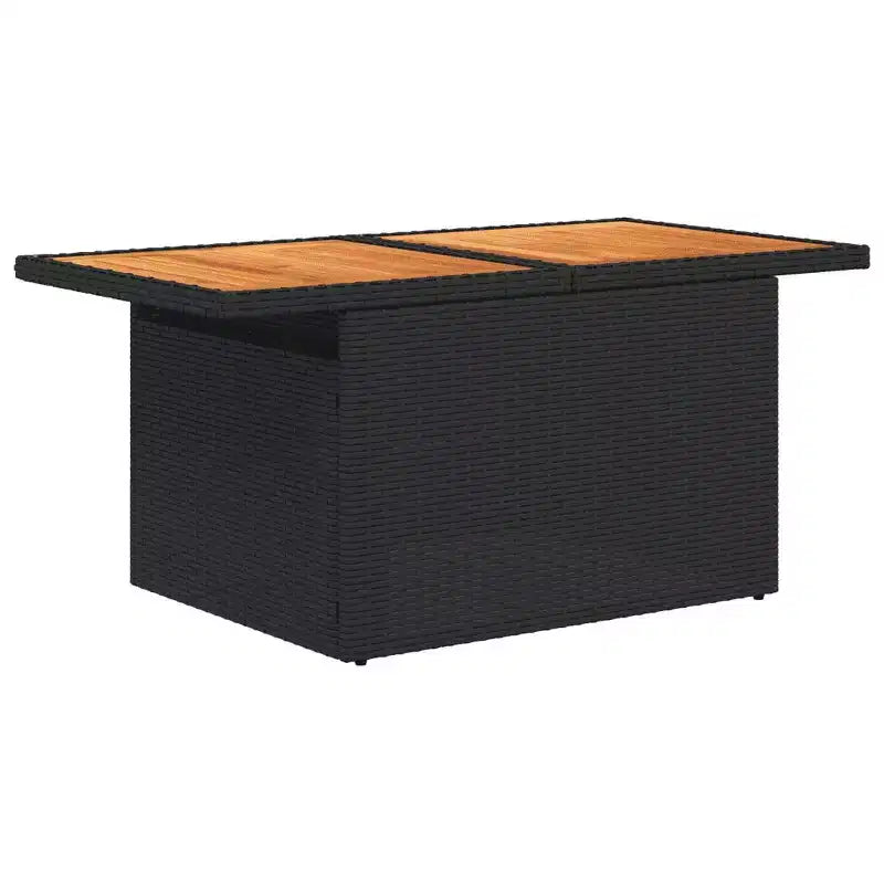 vidaXL Salon de jardin avec coussins en poly rotin multicolore
