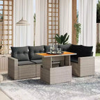 vidaXL Ensemble de canapés de jardin modulable avec coussins