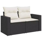 vidaXL Ensemble de canapés de jardin modulable avec coussins