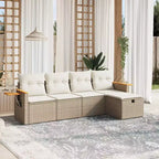 vidaXL Modular Garden Sofa Set with Cushions in Different Colors