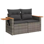 vidaXL Modular Garden Sofa Set with Cushions in Different Colors