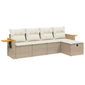vidaXL Modular Garden Sofa Set with Cushions in Different Colors