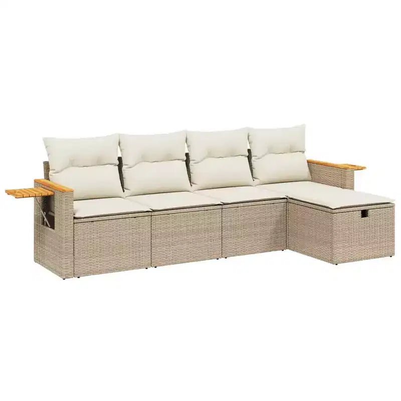 vidaXL Modular Garden Sofa Set with Cushions in Different Colors