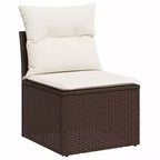 vidaXL Handy Patio Sofa Set with Cushions for Chilling Outside