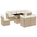 vidaXL Handy Patio Sofa Set with Cushions for Chilling Outside