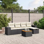 VidaXL Outdoor Sofa Set with Cushions - Poly Rattan