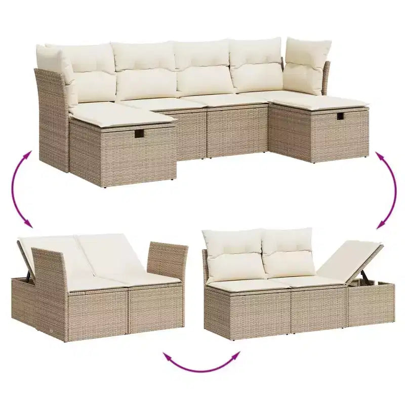 vidaXL Salon de jardin