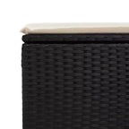 vidaXL Outdoor Sofa Set with Storage and Cushions