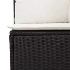 vidaXL Modular Outdoor Sofa Set with Cushions in Various Colors