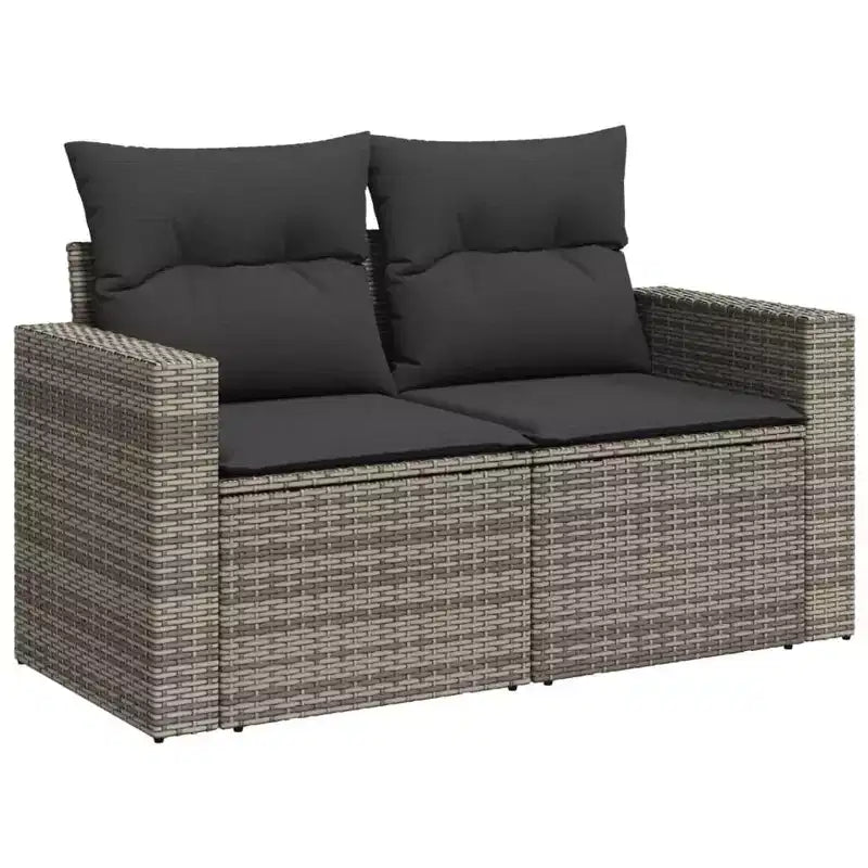 vidaXL Modular Outdoor Sofa Set with Cushions in Various Colors